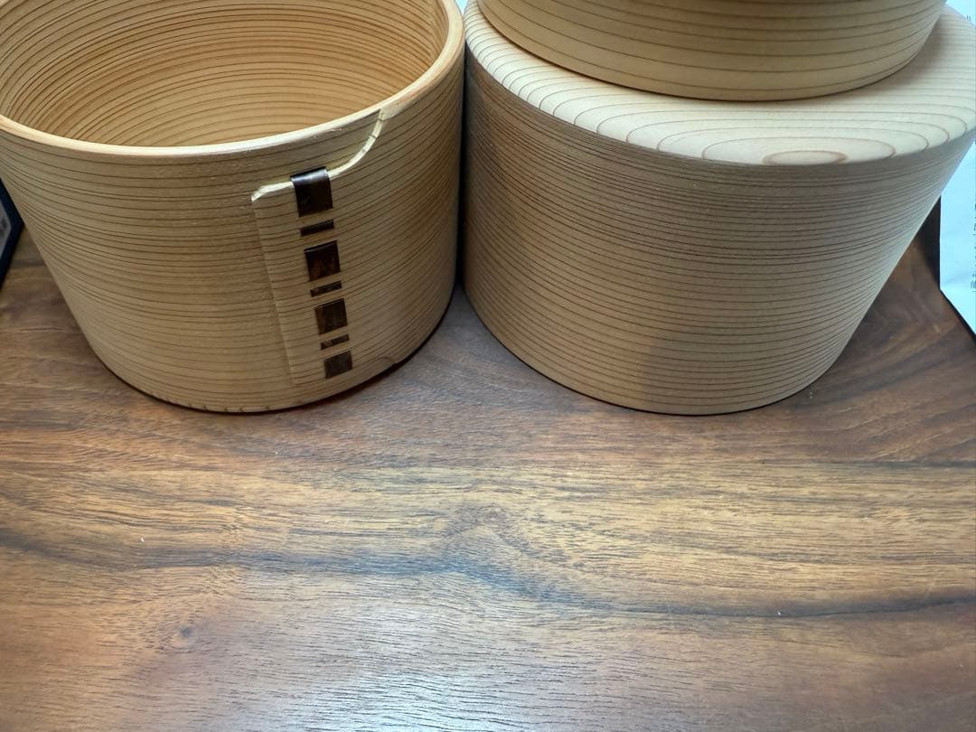 柴田慶信商店　白木　きこり弁当箱　曲げわっぱ　新品