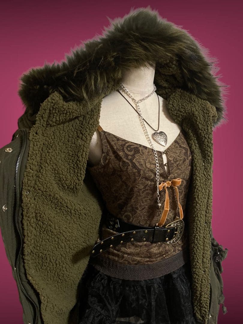 00sリボンレースゴシックキャミy2kフェアリーグランジバレエコア小悪魔ギャル