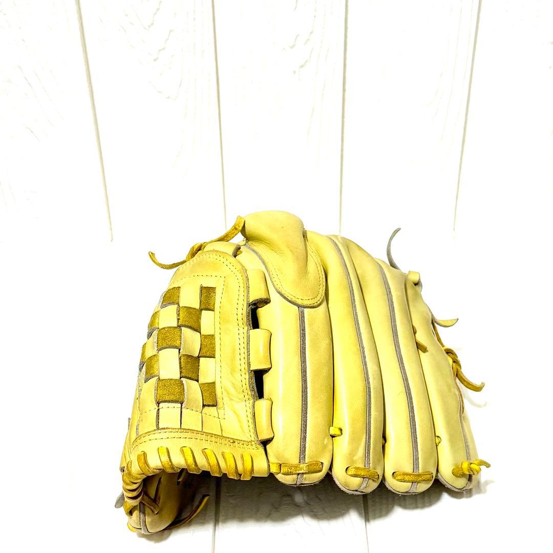 Mizuno Pro 軟式 グローブ イエロー