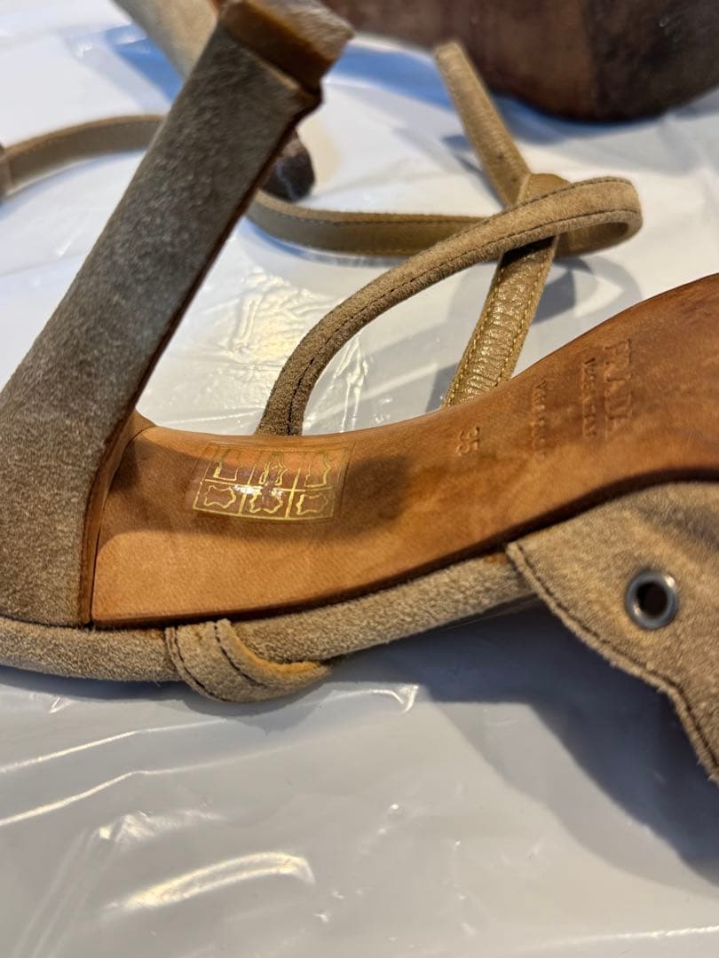 ☆PRADA プラダ　レディースミュール　約22.5cm