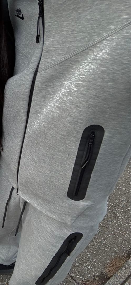 Nike テックフリースグレー セットアップ M