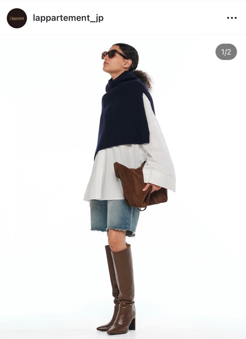 新品未使用！アパルトモン GOOD GRIEF RIBBED KNIT スヌード