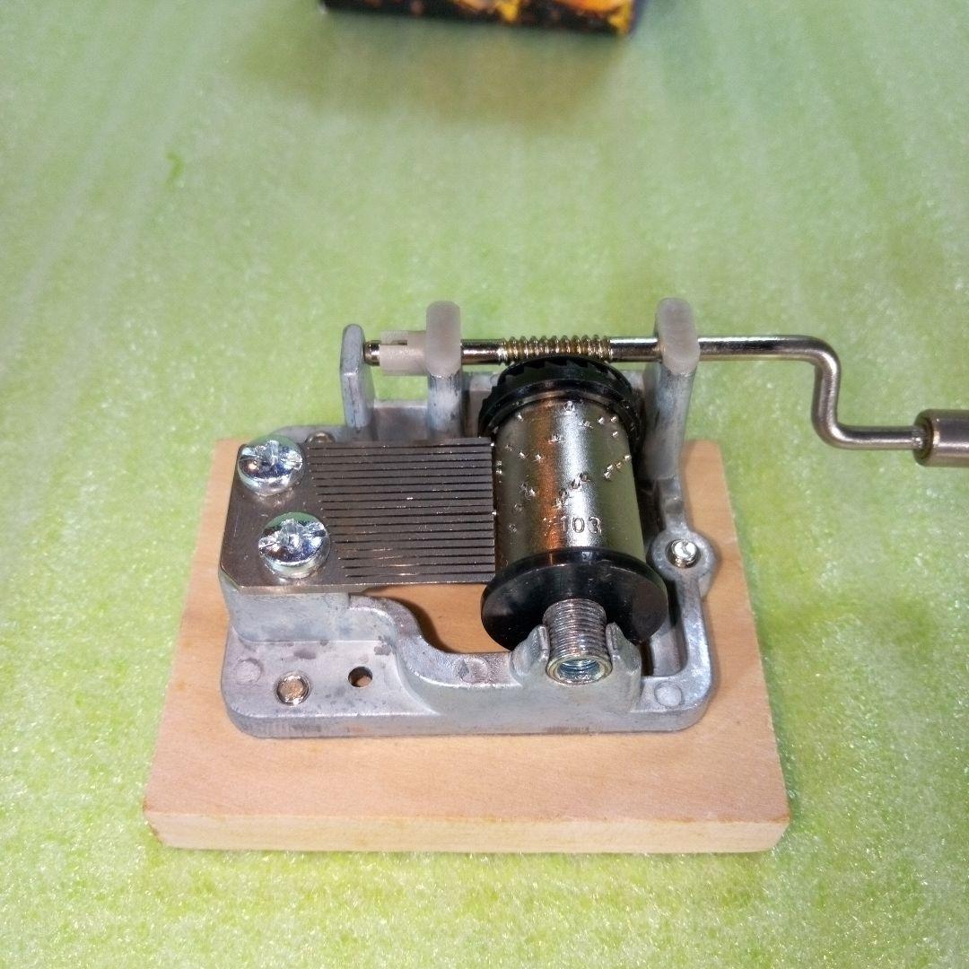 オルゴール　ミュージックボックス　music box　手回し　手動　レア　希少