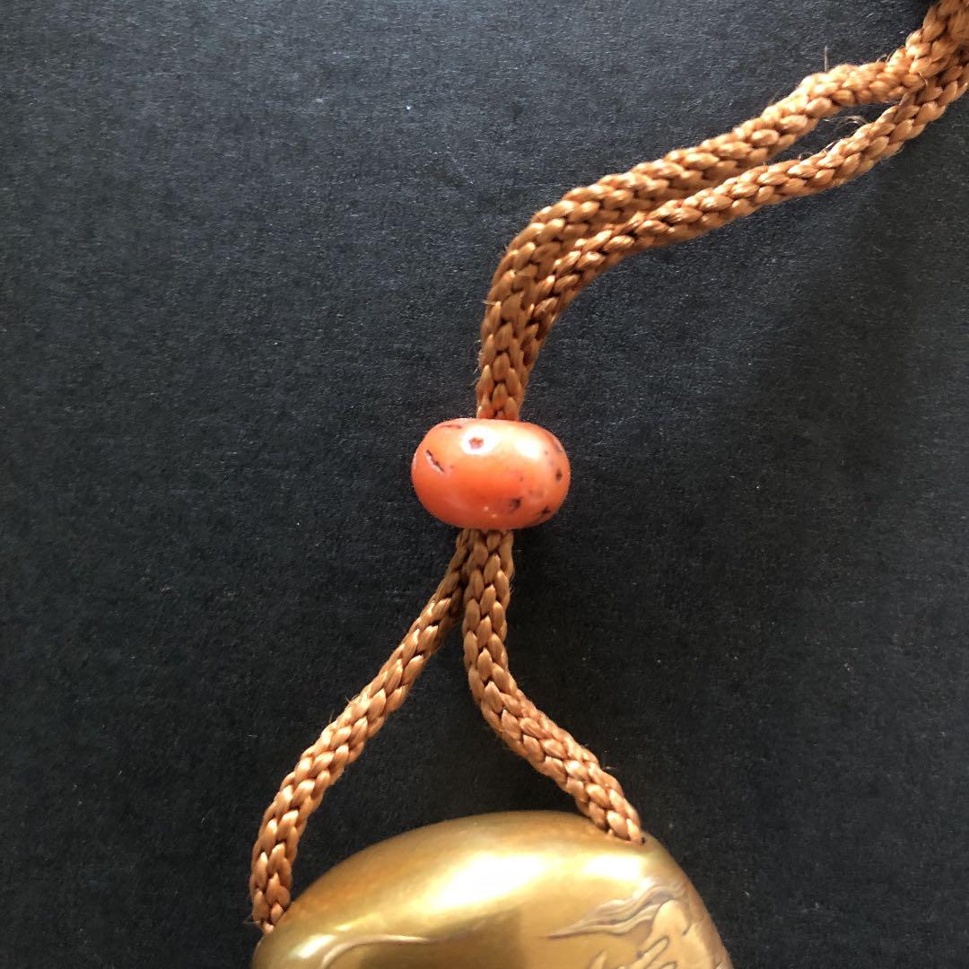 期間限定　お値下げ中　小印籠　龍　金蒔絵　アンティーク