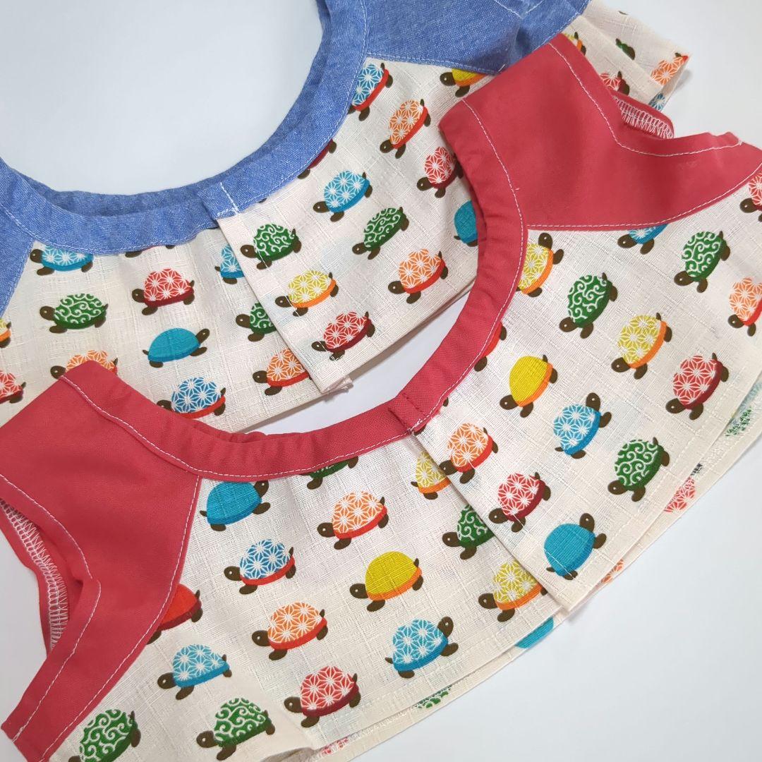 LOVOT✳ラボット服ハンドメイド✳カラフルカメさんシャツ3点おまとめ