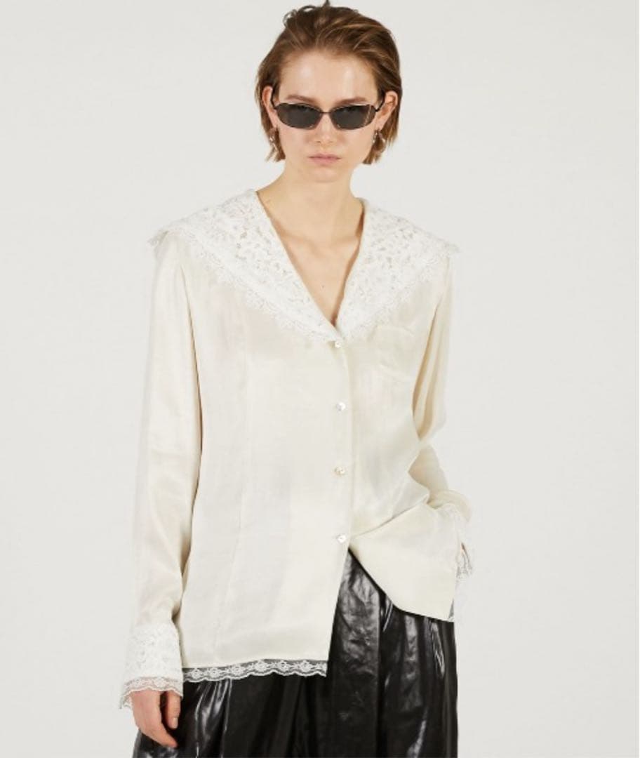 【タグ付き新品】PRANK PROJECT レースカラーシャツ