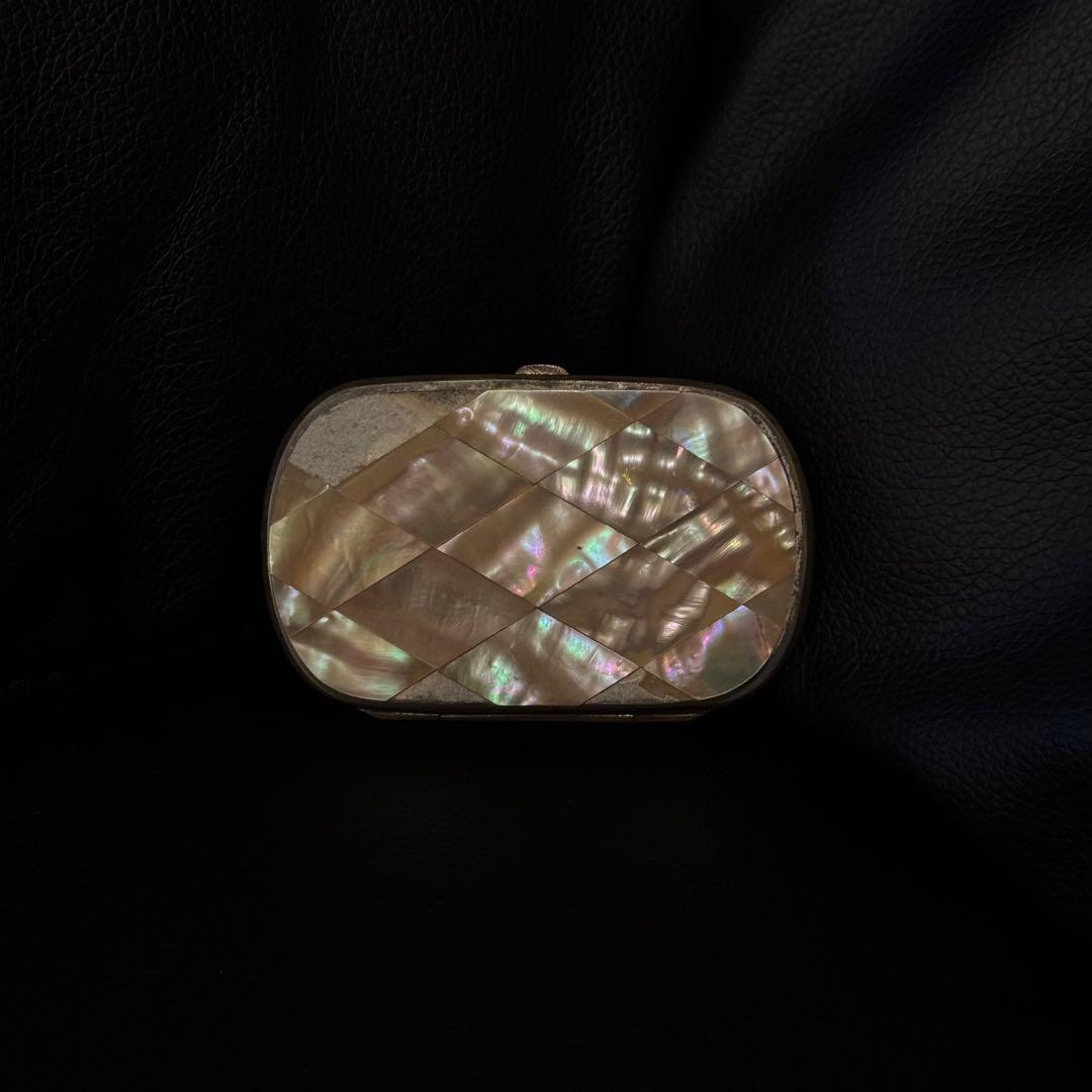 アンティーク マザーオブパール 祈祷書＆小物入 セット