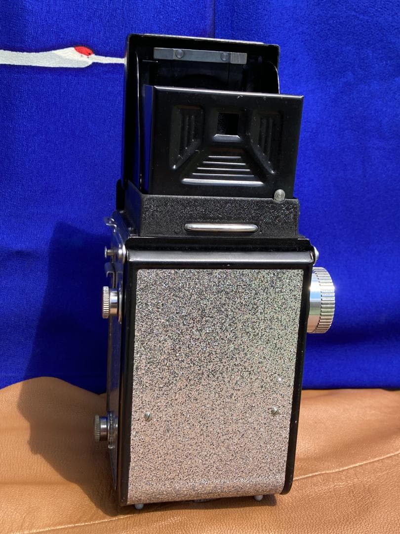 整備済 YashicaFlex C　ミラー交換・動作良好　美しい外装の二眼レフ