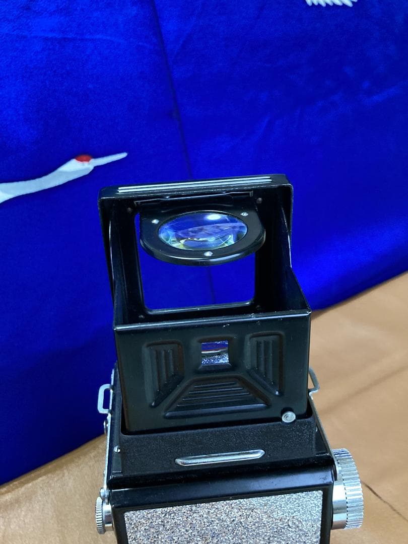 整備済 YashicaFlex C　ミラー交換・動作良好　美しい外装の二眼レフ