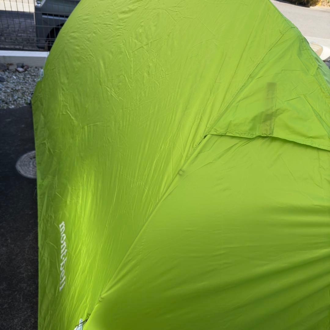 極美品モンベル　ムーンライトテント2 グリーン　ゆるキャン△