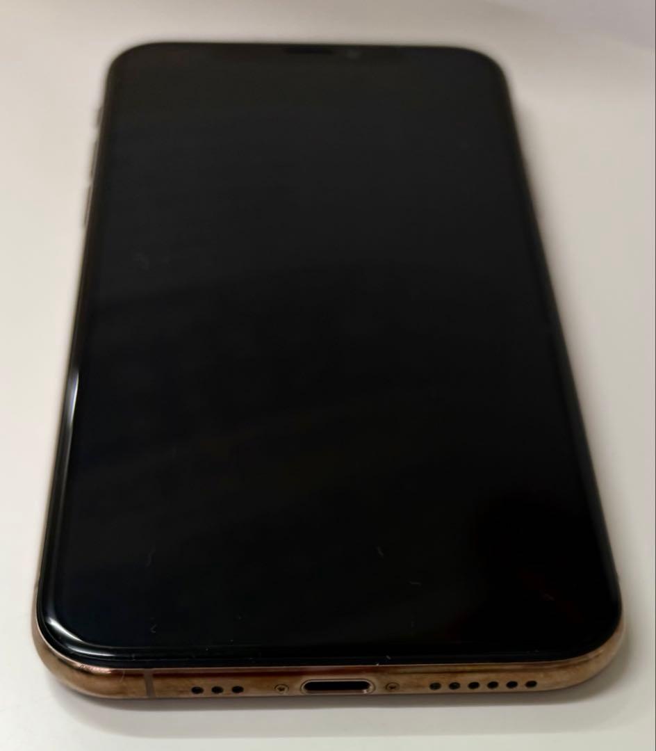 【美品】iPhone XS 64GB ゴールド SIMフリー 電源付 ポスト投函