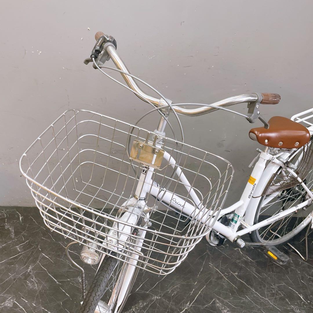 【972】《限定価格》一般車 ママチャリ マルイシ prink ホワイト