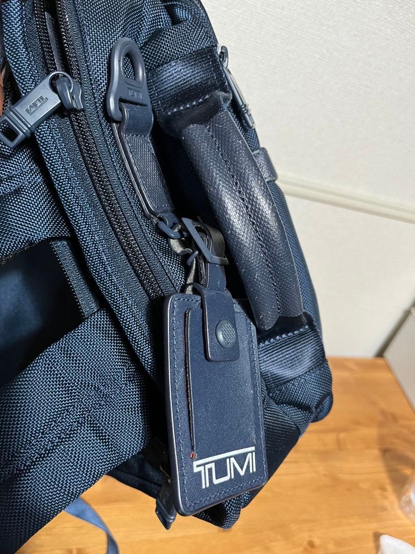 【美品】TUMI for SHIPS ALPHA3 3WAYブリーフ　ネイビー