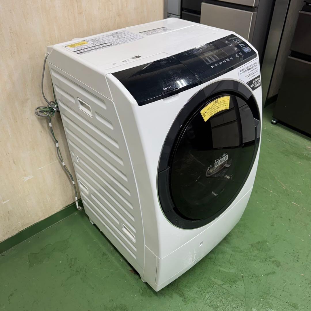 182★2020年製★日立　ドラム式洗濯機　10KG 大型　熱乾燥　一人暮らし