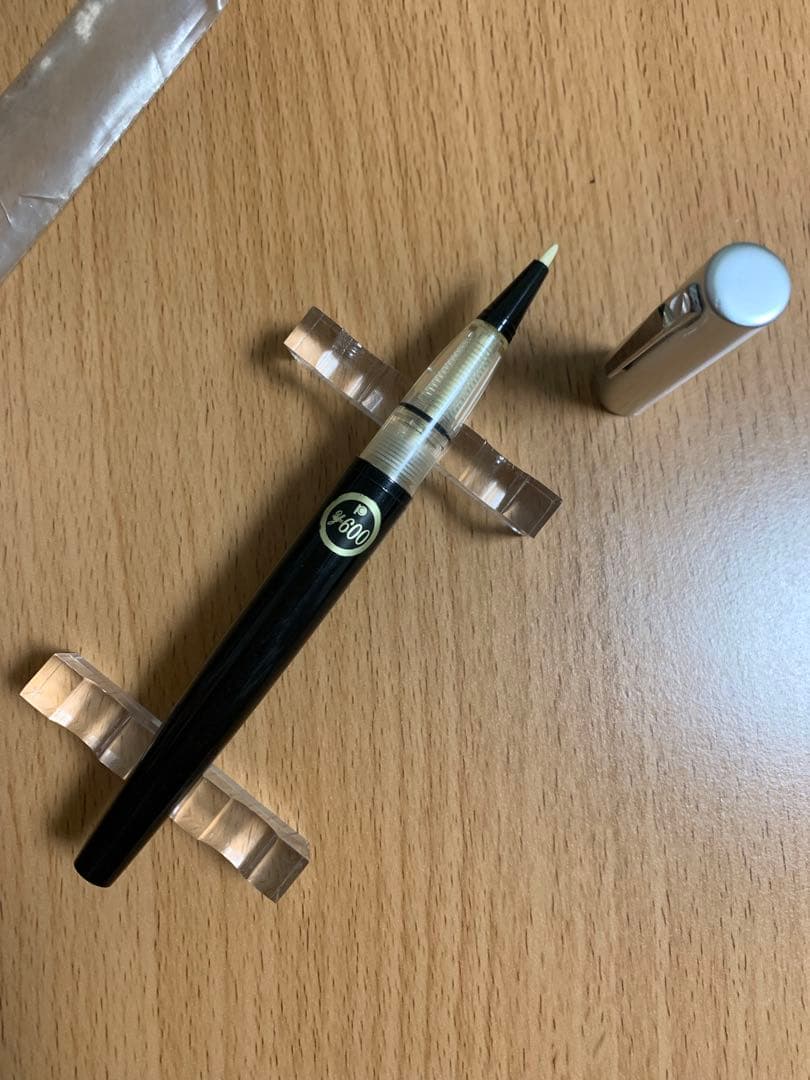 廃盤　ソフトペン　廃番　採点ペン　プラチナ万年筆　platina s-600 黒