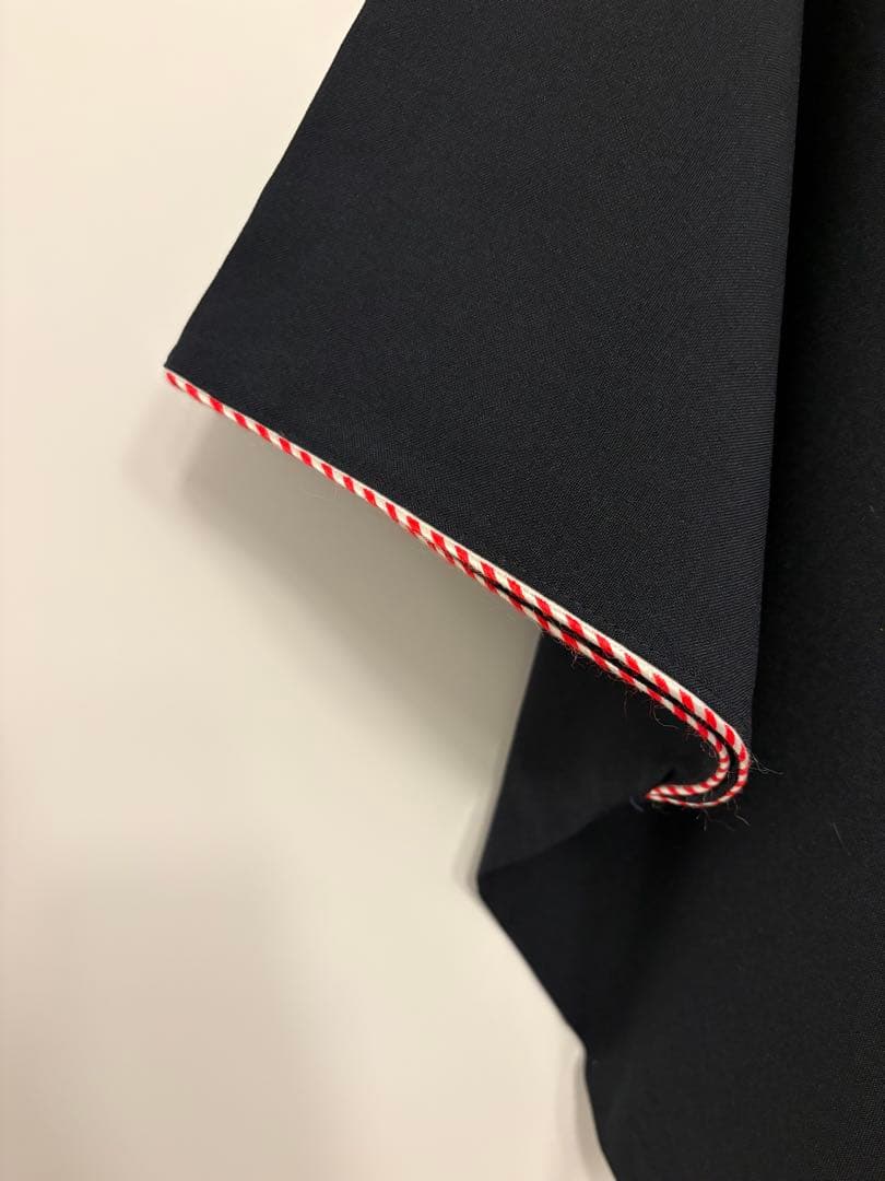 撫松庵　単衣着物　パイピング