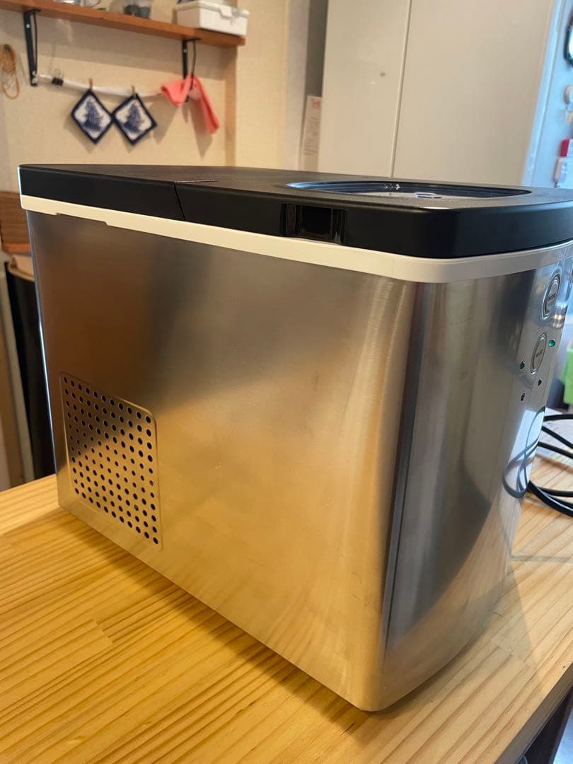 【美品】simplus 製氷機2024年製SLサイズ対応 最短6分 ステンレス製