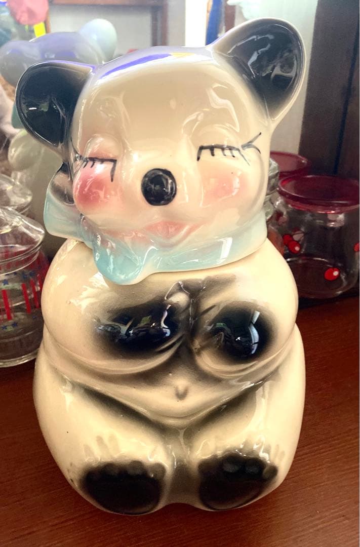 アメリカ製　クッキージャー　ヴィンテージ 陶器　 USA