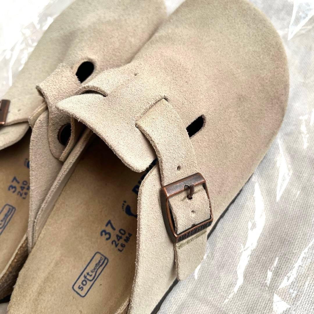 BIRKENSTOCK ビルケン　ボストン　ベージュ トープ　サボサンダル 37