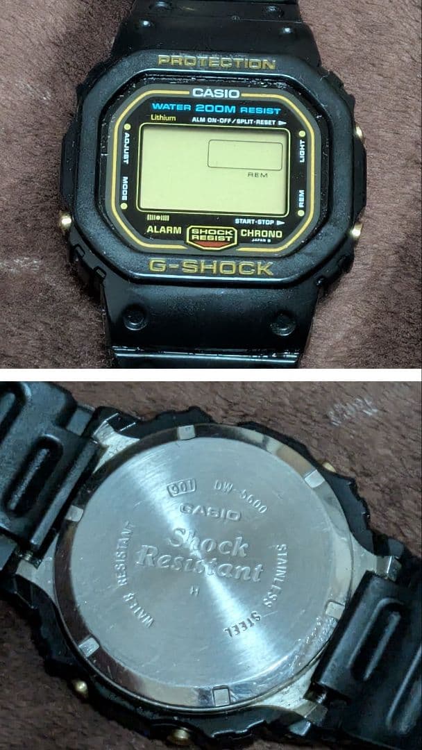 M*様 CASIO G-SHOCK DW-5600 [電池切れ]