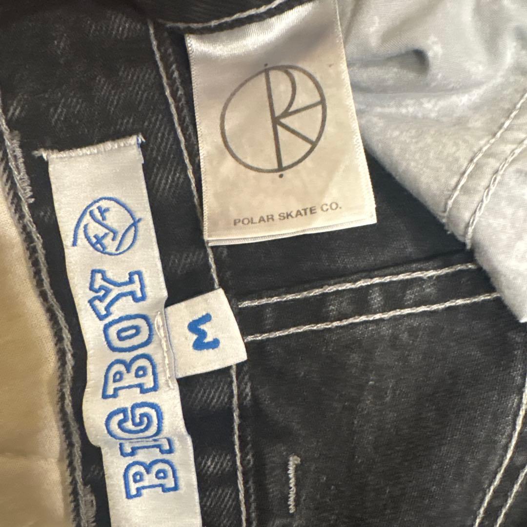 8BIG BOY polar skate ブラックデニム