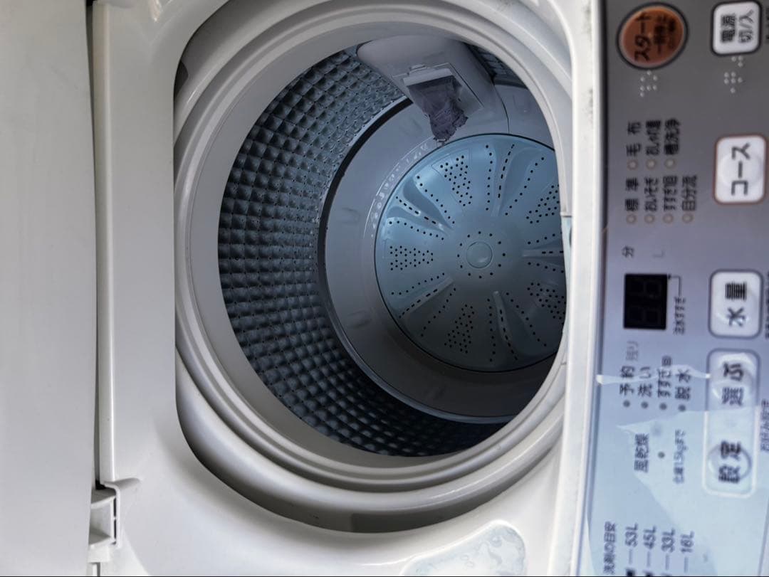 AQUA 洗濯機　AQW-S6N(W) 2023年製　6キロ洗濯機