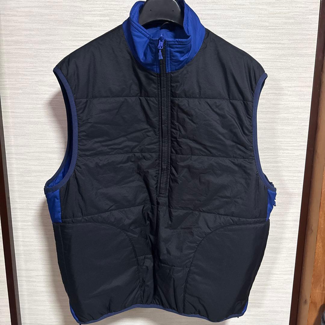 トップス DAIWA PIER39 PULLOVER PUFF VEST BLU BLK