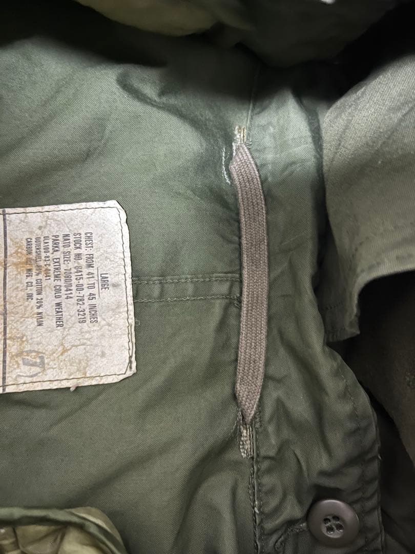 m-65 フィッシュテールパーカー　フルセット