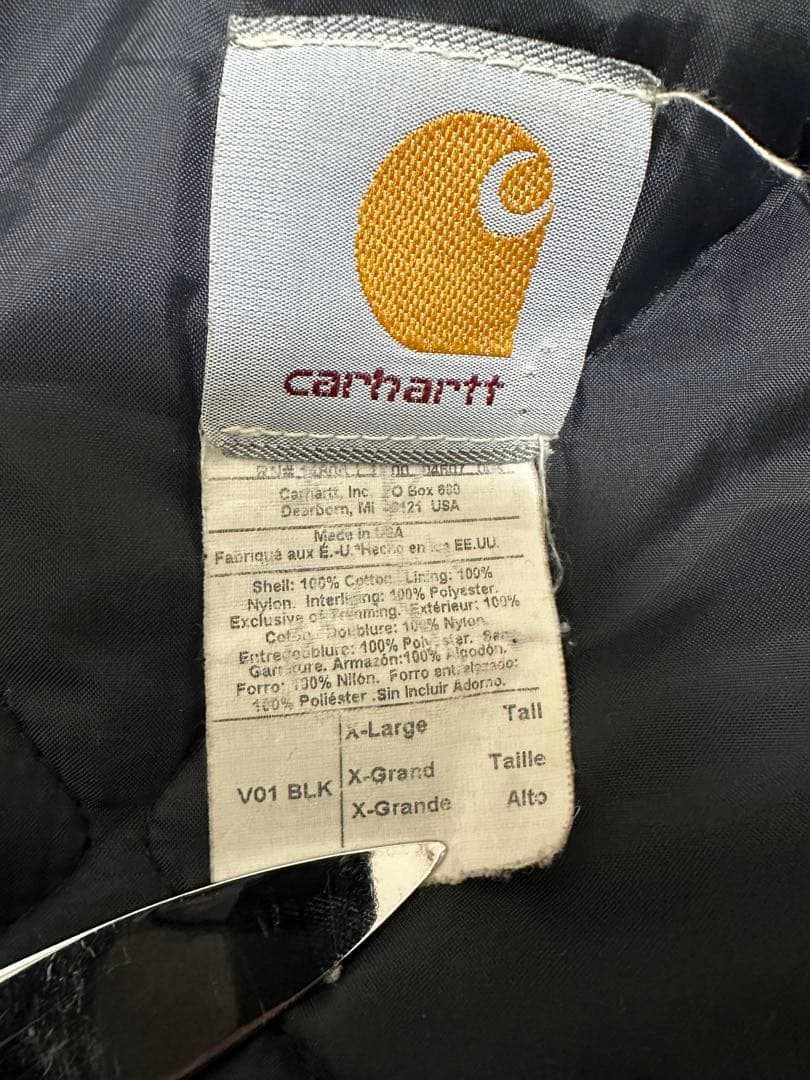 Carhartt ダックベスト　USA製　腰ゴム　TALL