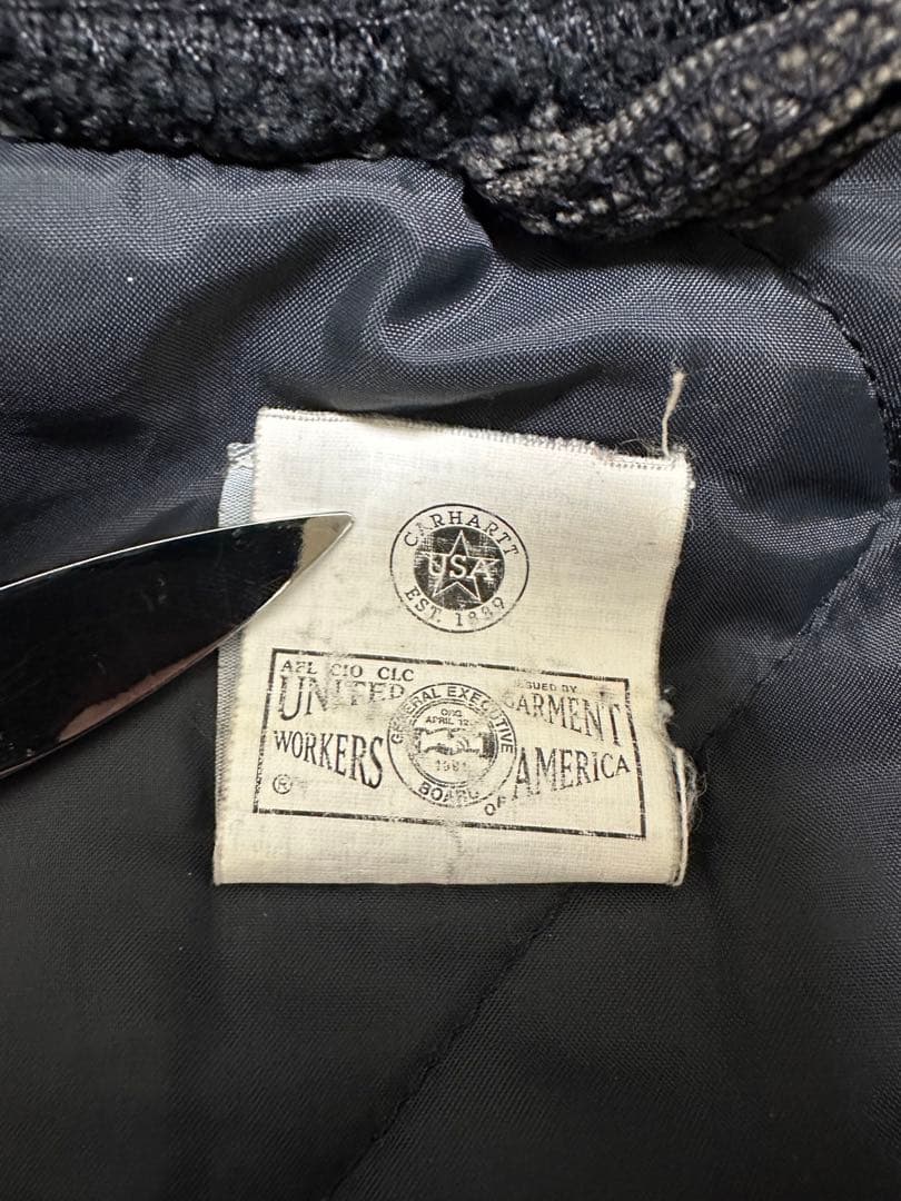Carhartt ダックベスト　USA製　腰ゴム　TALL