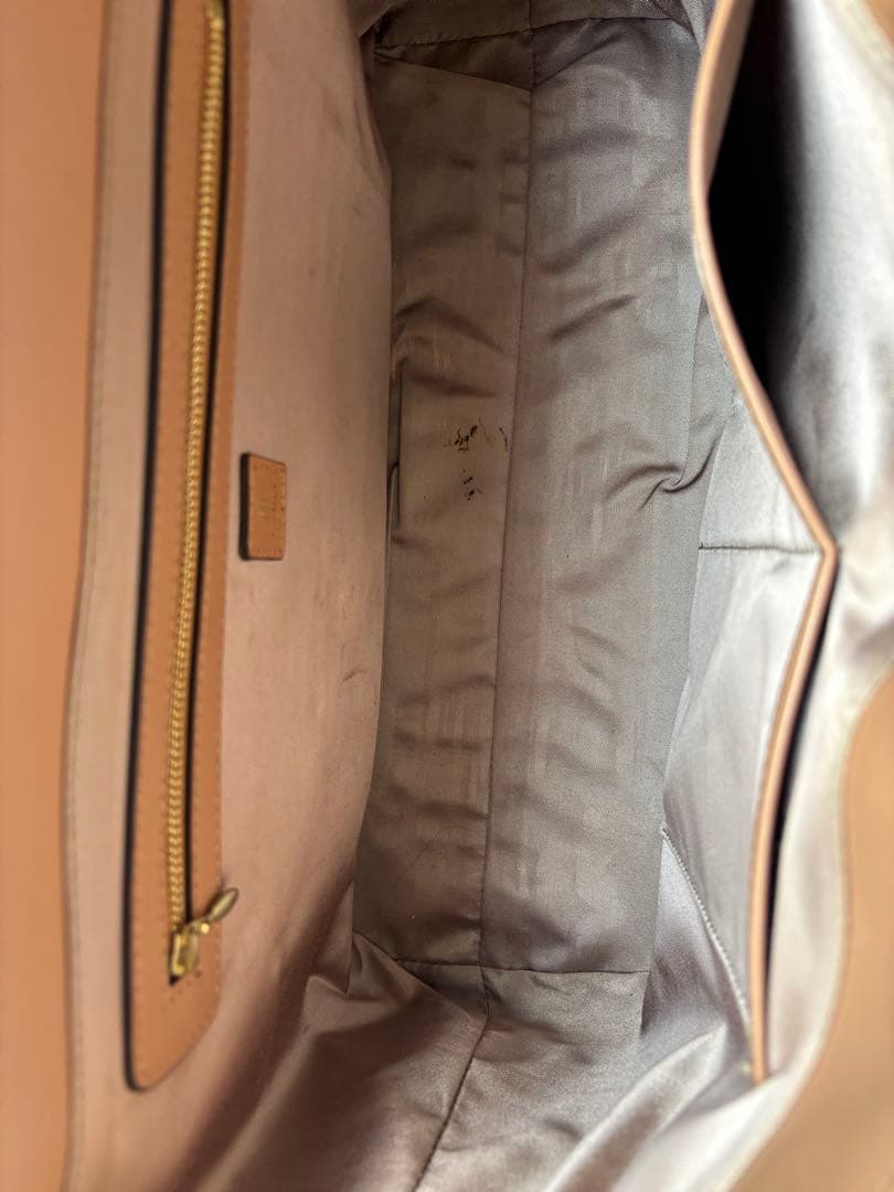 【FARO】定価5万　FLAP BRIEF MAT-LEATHER レザーバッグ