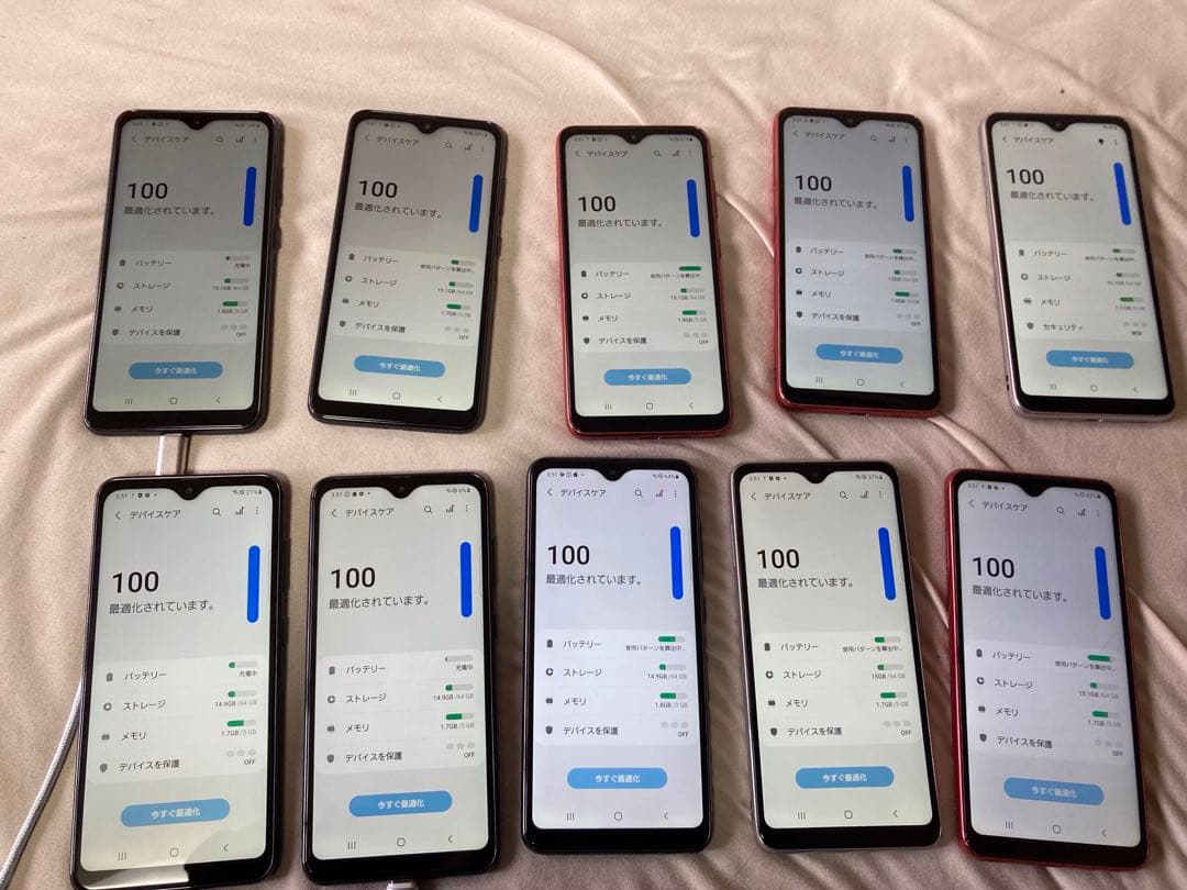 GALAXY A21 カラー3種類　初期化済み　10個まとめdocomo 2