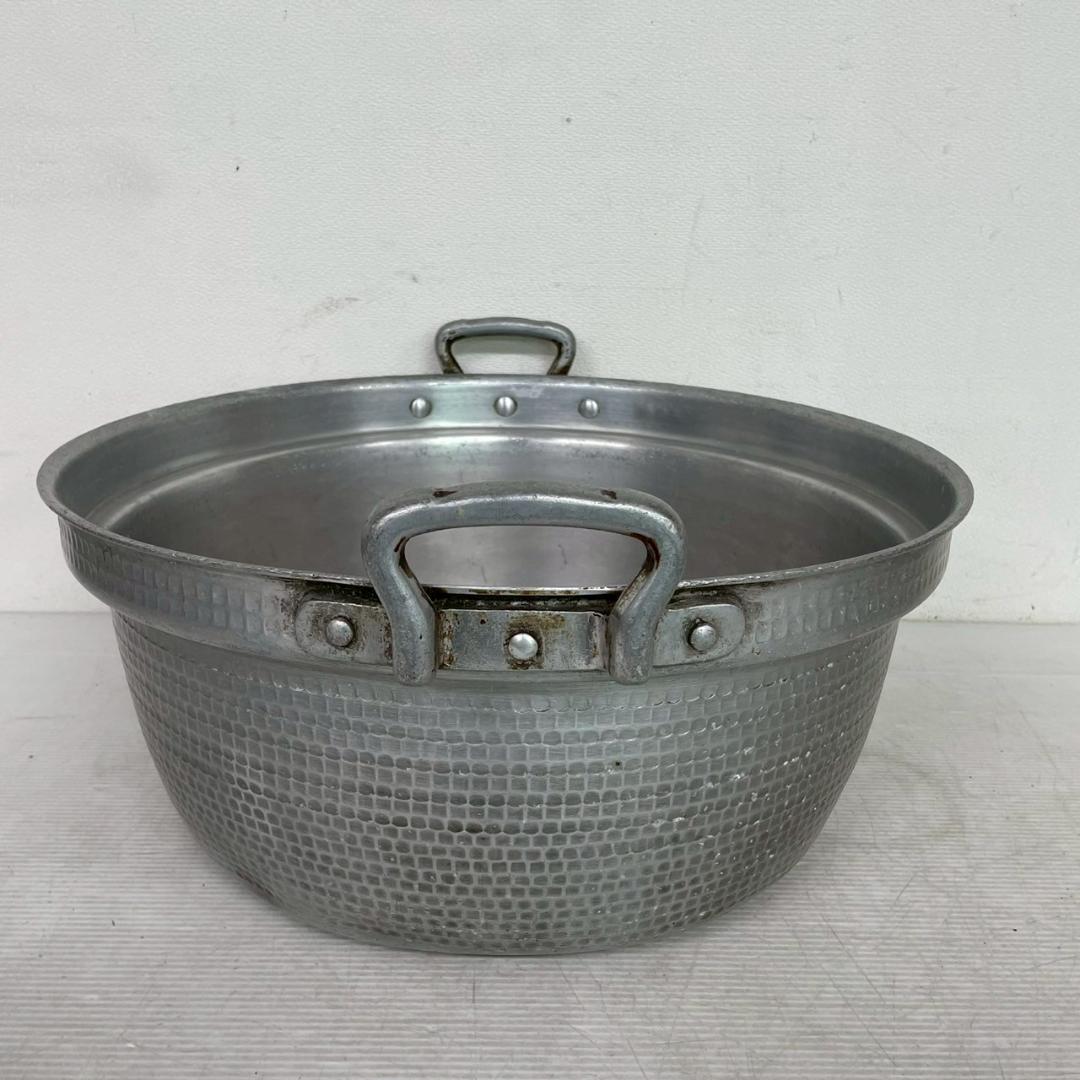 アルミ製 両手鍋 48cm 円付鍋 アルミ両手鍋 厨房 厨房機器 ④ A0160