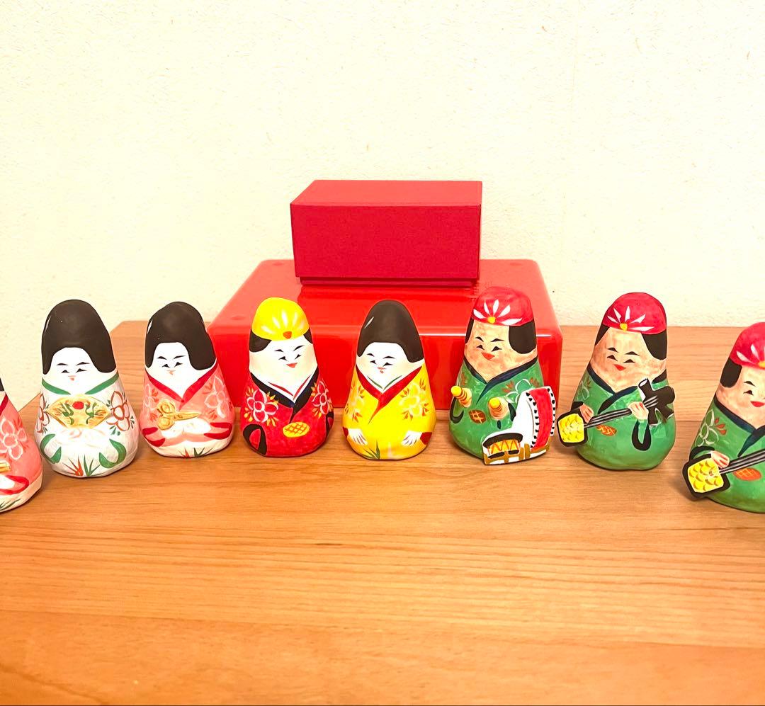 豊永盛人　琉球雛　張子　10体セット