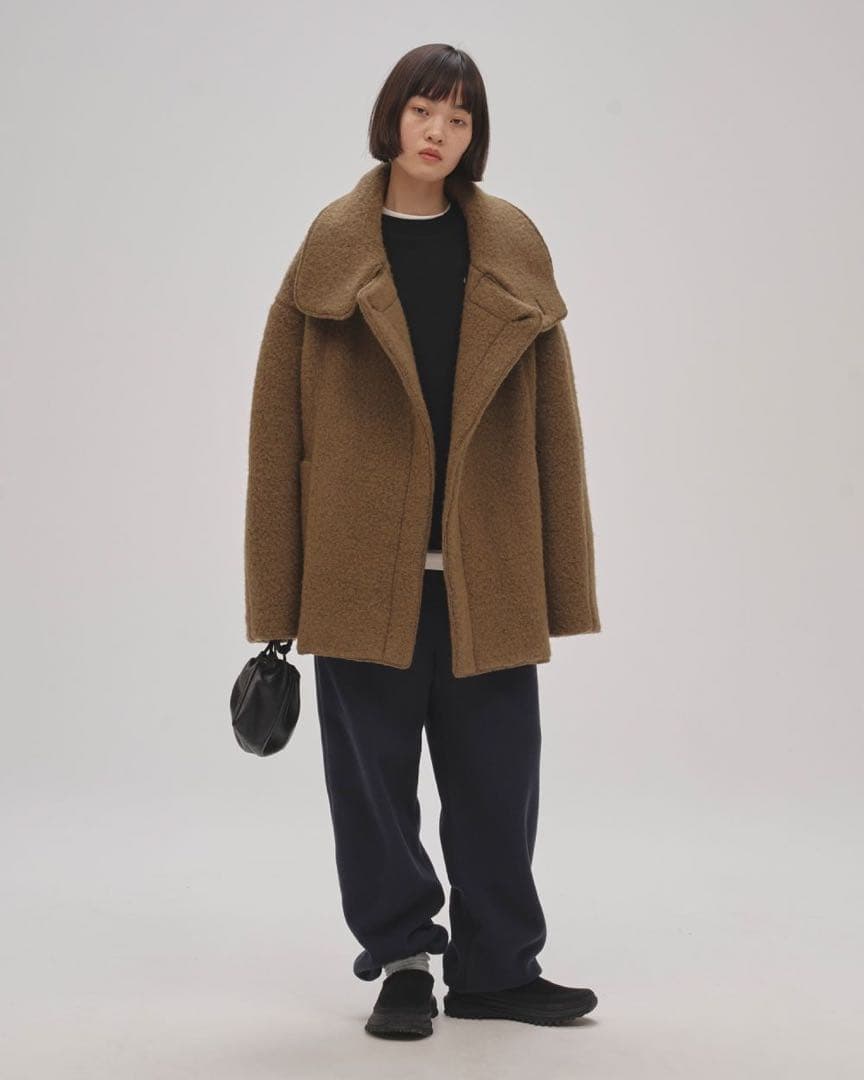 【新品タグ付】TODAYFUL StandcollarBoucleJacket