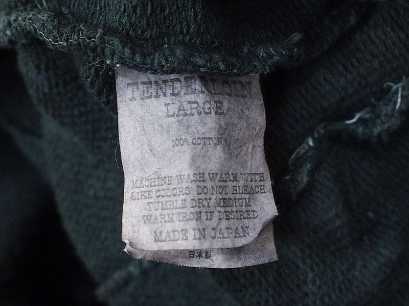 L TENDERLOIN ZIP UP SWEAT ジップアップ スウェット