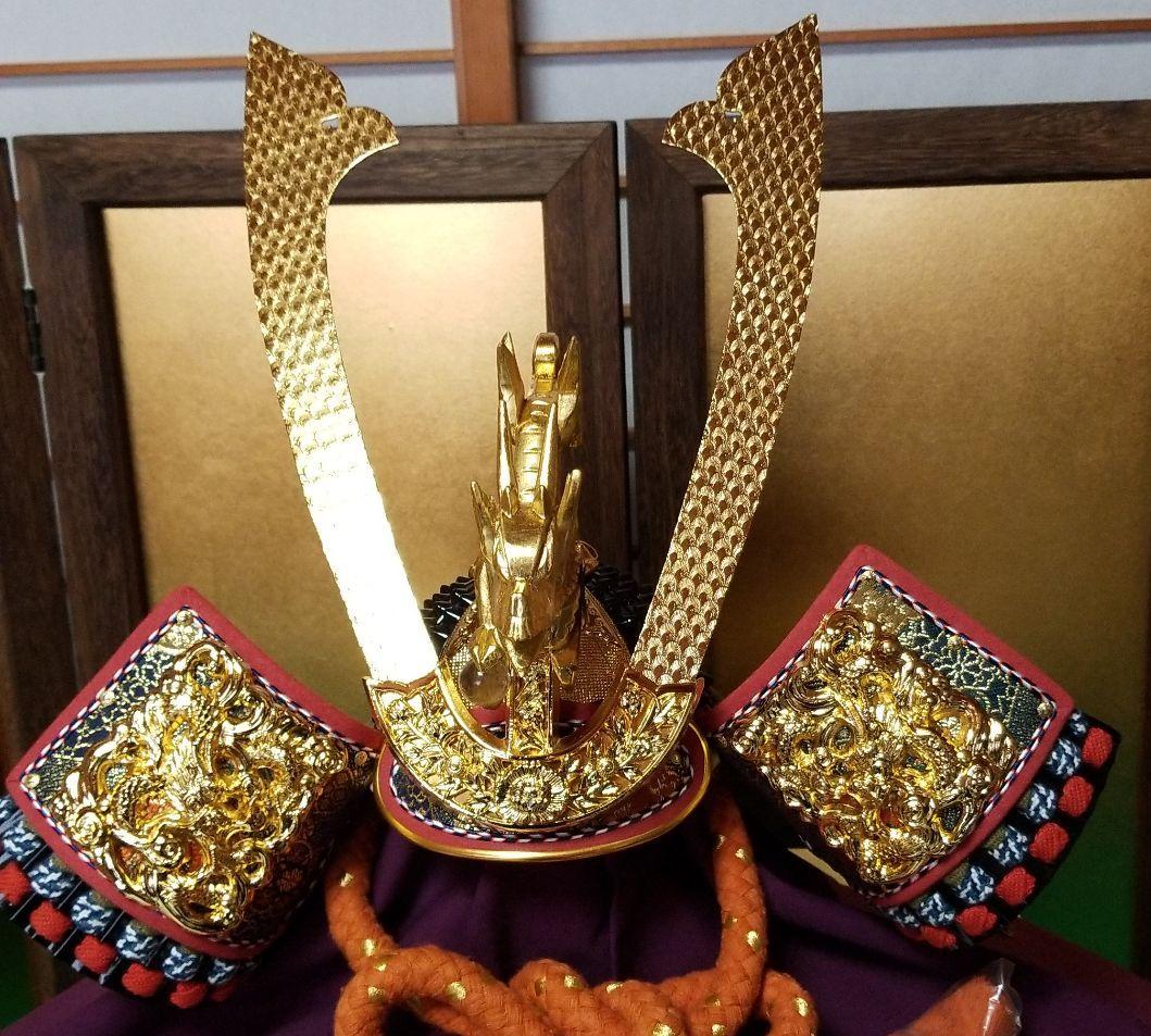 五月人形　龍玉作　20号　兜飾り