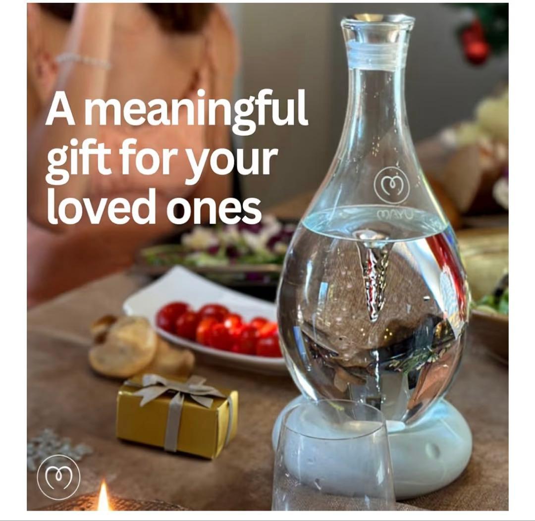 アメリカで人気！MAYU water Swirl グレーベース　構造水