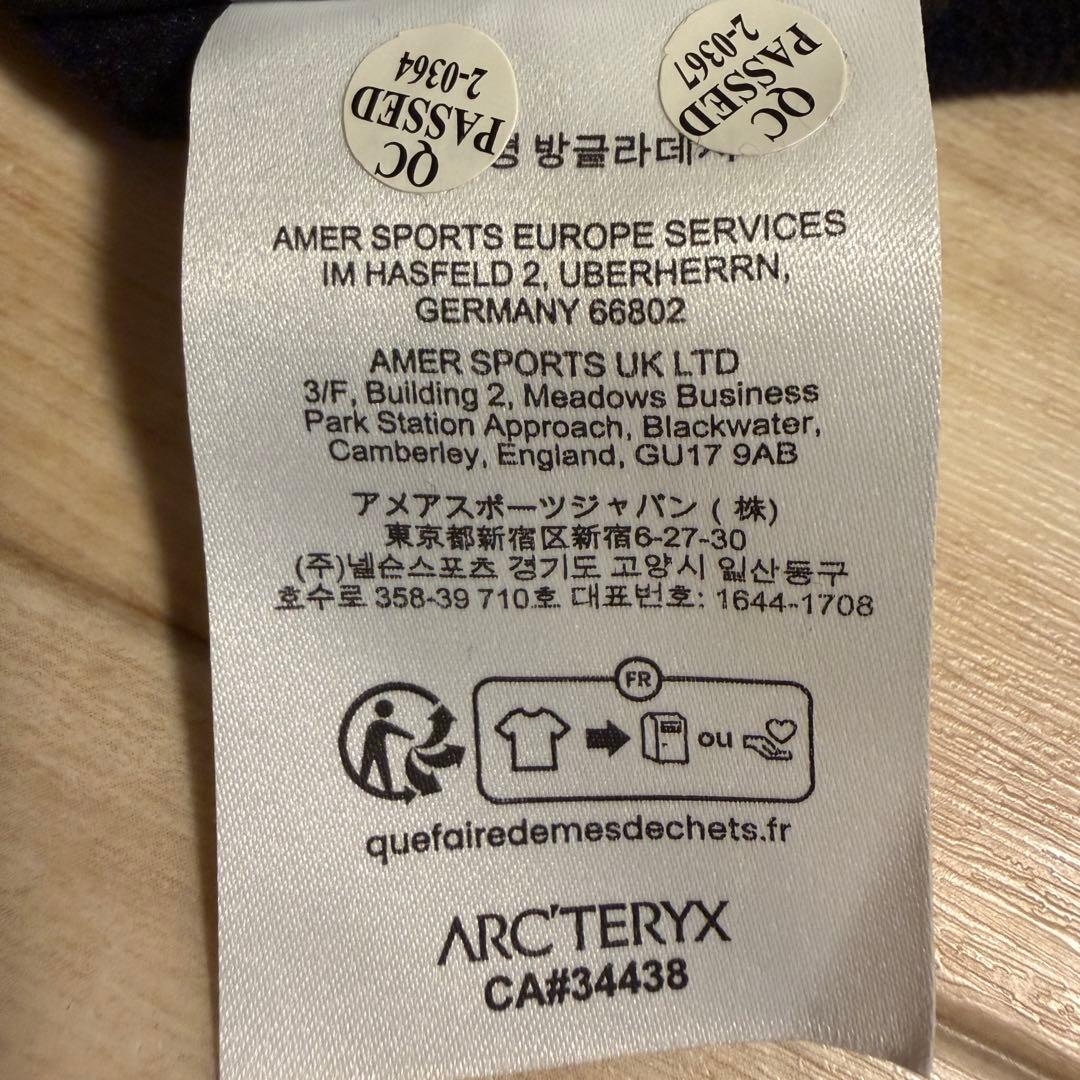 Arc'teryx atom vest m xsサイズ