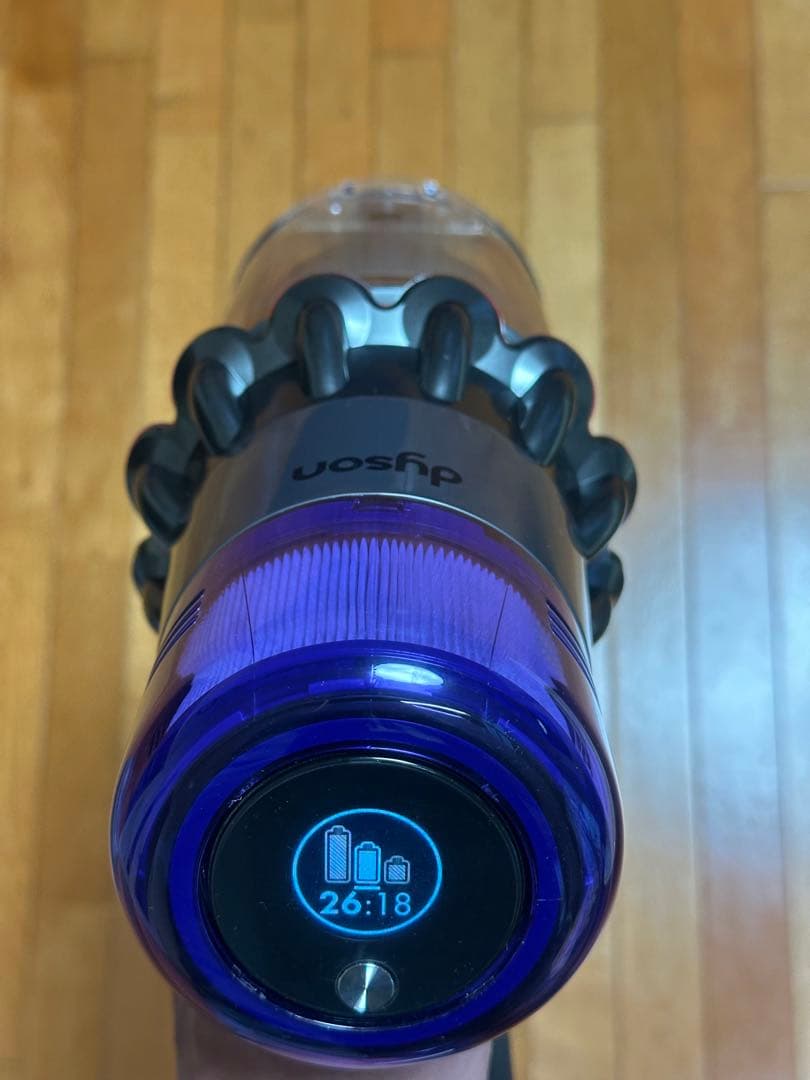 ダイソン 掃除機 Dyson SV15分解清掃済 先細LED・スタンド付 完動品