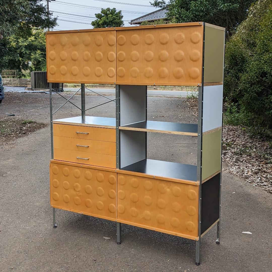 チャールズ＆レイ・イームズ ESU420 ストレージユニット　タンカラー