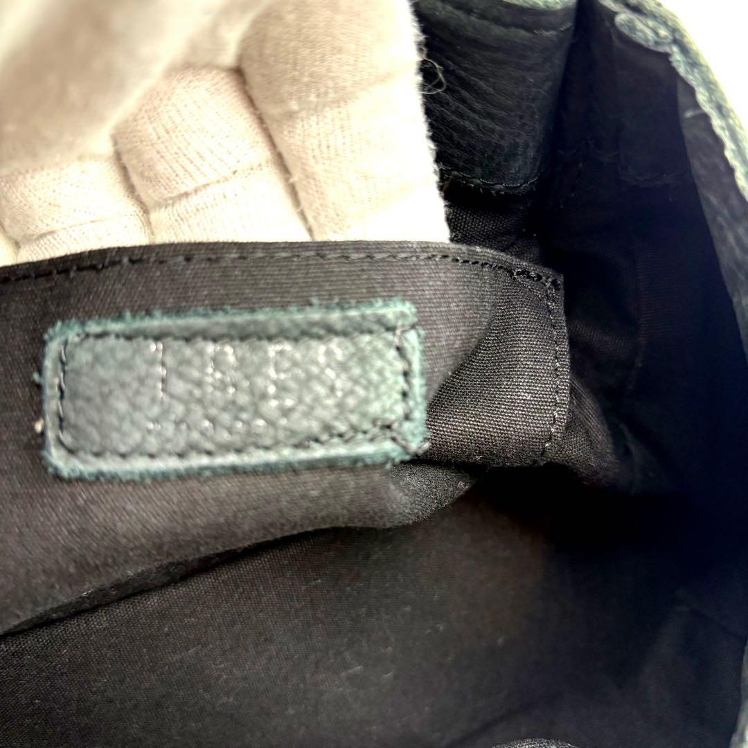 TRES y2k 00s 海外ガール 本革 スタッズ ショルダー バッグ　黒