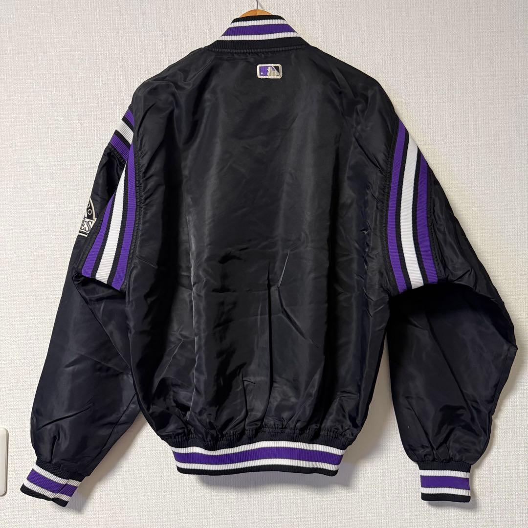 美品 MLB コロラド ロッキーズ スタジャン スターター STARTER Ｌ