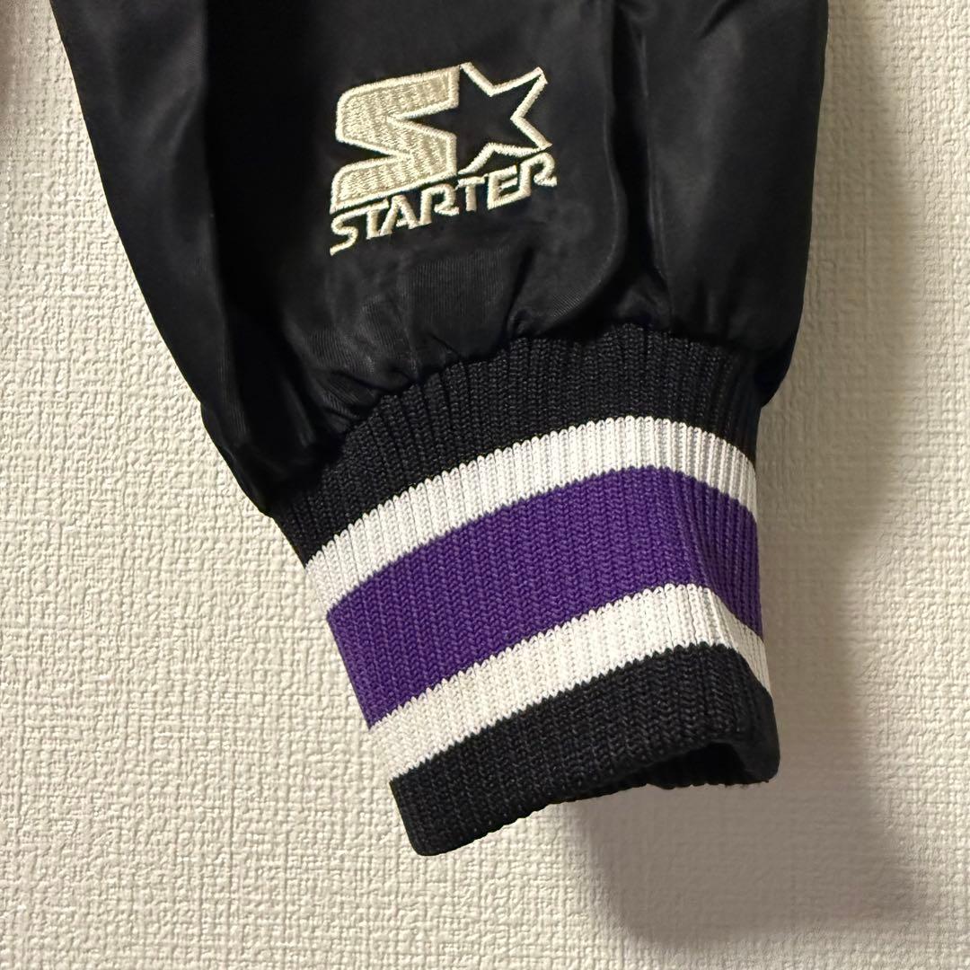 美品 MLB コロラド ロッキーズ スタジャン スターター STARTER Ｌ