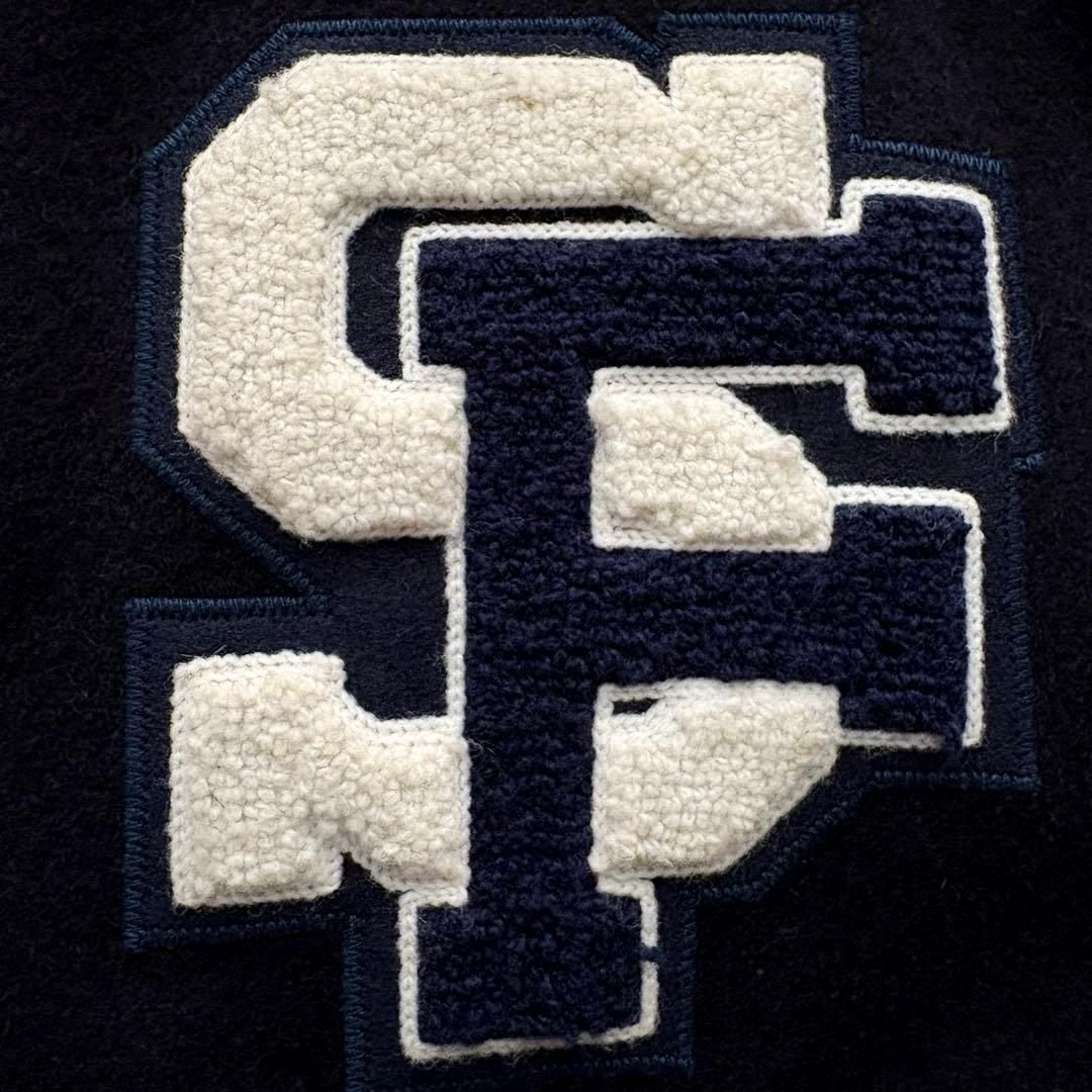 ★希少 XLサイズ★ ゴールデンベア スタジャン ワッペン 袖レザー USA製