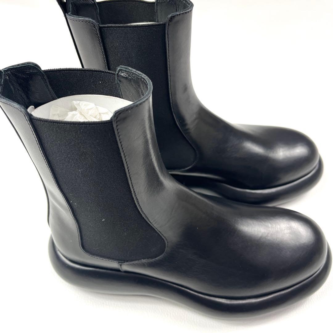 お値下げ本日限り　JIL SANDER ブラック サイドゴアブーツ 37