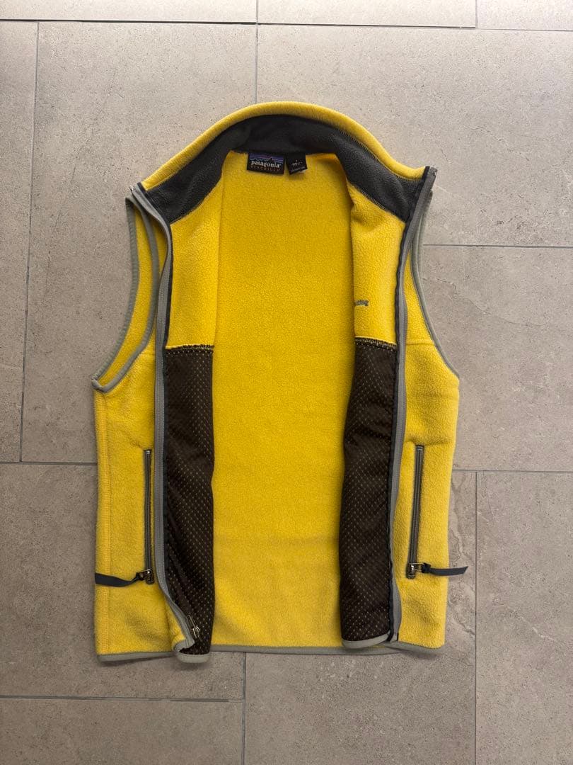 Patagonia シンチラ フリース ベスト イエロー S