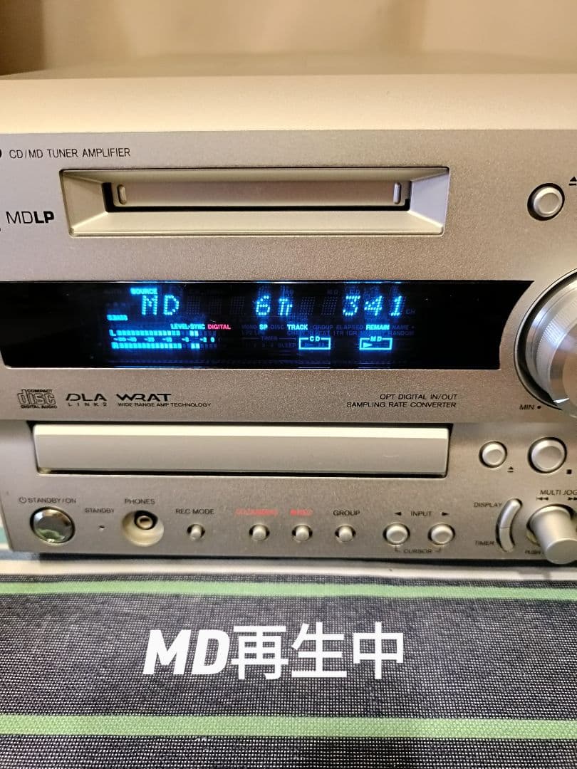 ONKYO FR-X7A CD,MD,FM/AM 整備済完動品　リモコン付