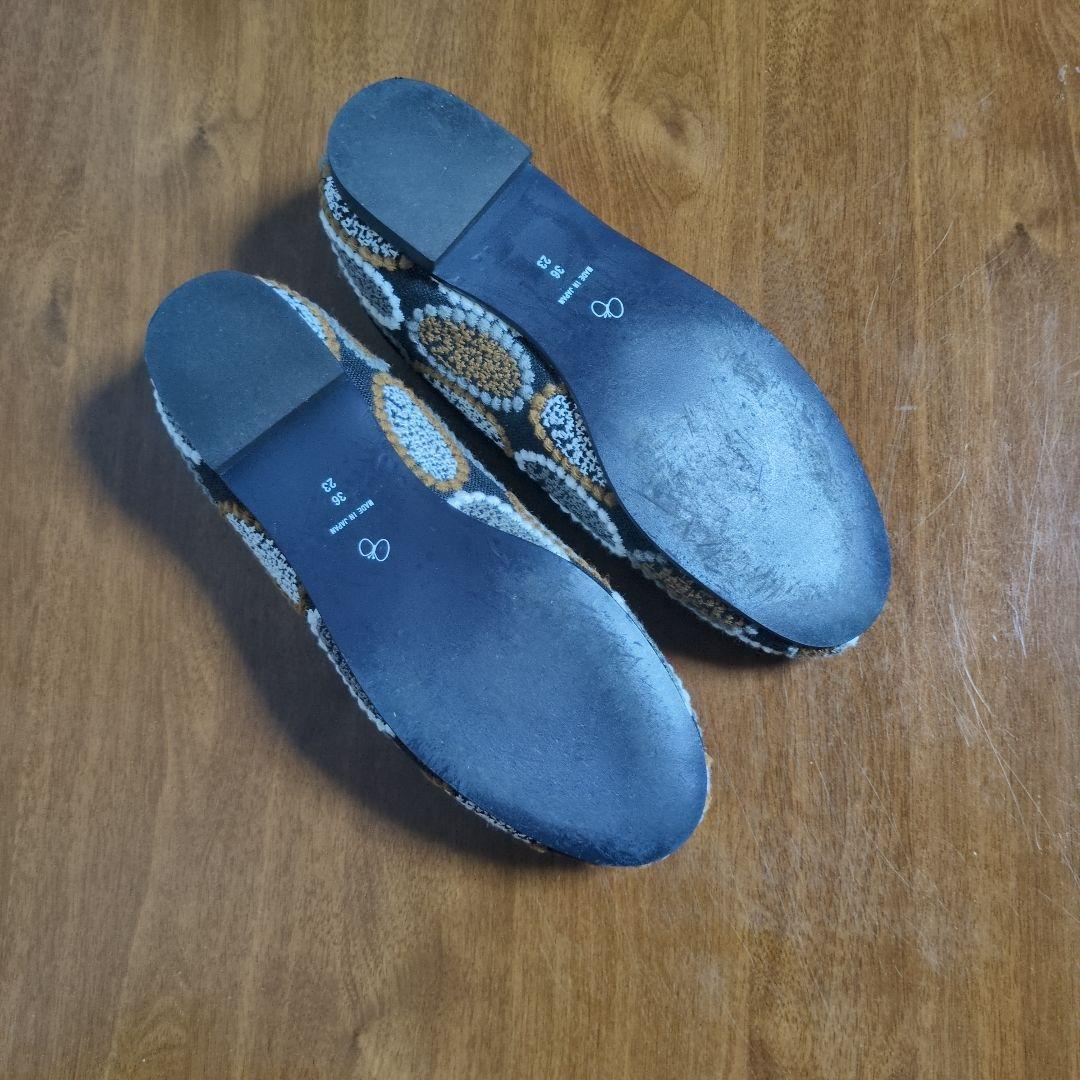 ミナペルホネン tarte シューズ　23cm