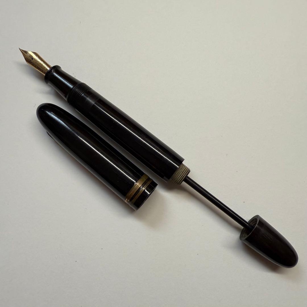 サンエス　万年筆　インキ止め式　ビンテージ